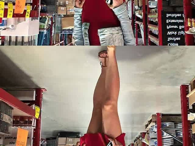 SEE THIS ANGEL WHO ASKED TO SUCK IN A PUBLIC STORE AND FLASHING BUTT
