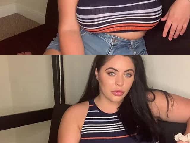 Appetizing hot babe solo video
