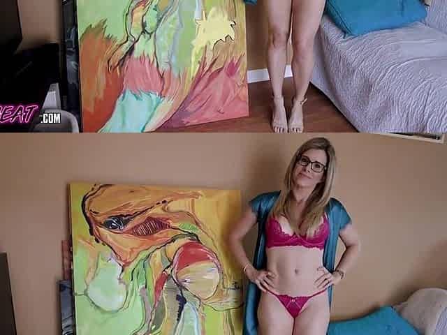 'Which Gap Do U Crave?' Stepmom Cory Follow Gifts Her Butt