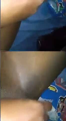 LASCIVIOUS HAITIAN ANGEL PLAY WITH SNATCH FOR DAD