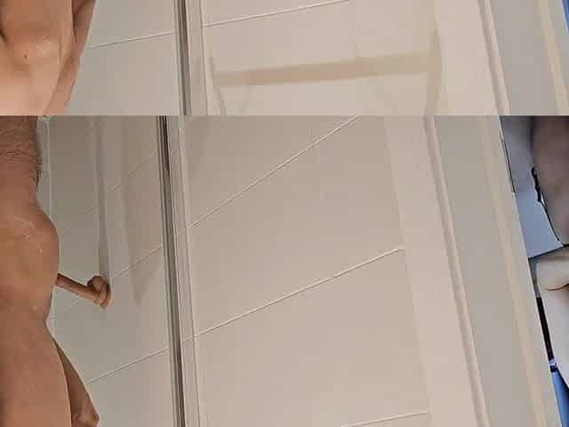 Wife Screws Spouse Booty That babe Catches Him Using Her Sextoy In the Shower two