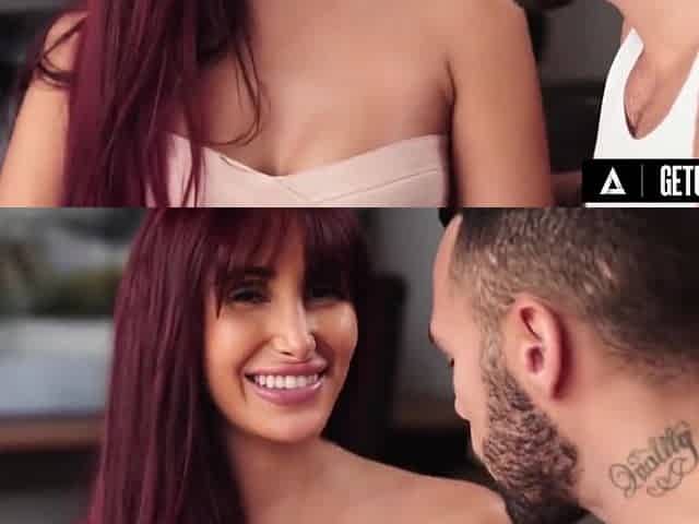 Stacked Redhead Enjoys Having Her Hair Pulled While Rough With Mimi Malibu
