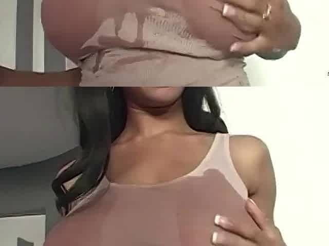 The cute ebony sweetheart uses a sex-toy whilst taking a knob in her taut vagina