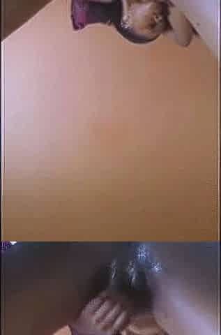 Ebony Milf Squirts on Webcam
