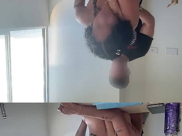 Ebony auntie gets exposed to please her infamous boss TC
