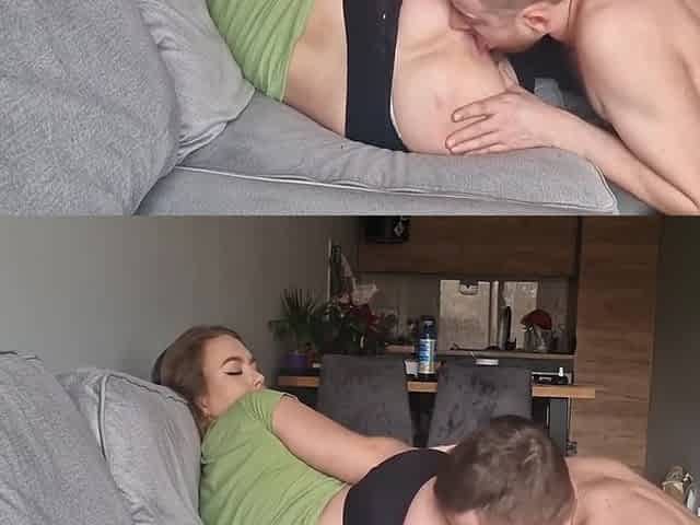 I Ripped My Stepsisters Yoga Pants To Lick Her Ass And Fuck Her 10 Min