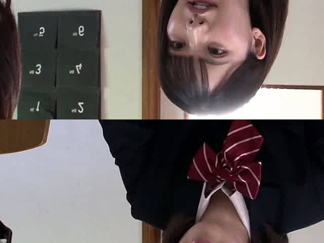 Amateur asian toys ass with dildo