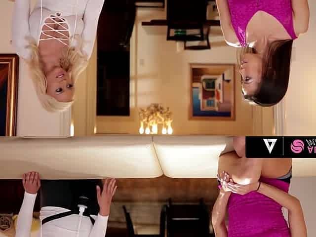 Kalina Ryu, Kylie Paige And Bonnie Kinz - Wild Tribbing Between Naughty Masseuse And Her Client