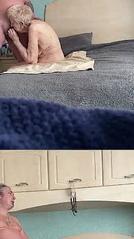 Hot grateful old granny