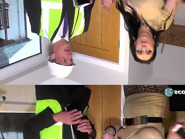 British curvy MILF Sabrina Jade and traffic inspector - amateur reality hardcore