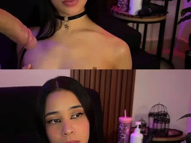 Klixen and blonde teen blowjob and handjob