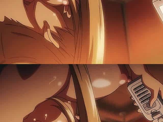 Golden-haired with Giant Bazookas Likes to Get Her Nipps Sucked and Have a Expression Ahegao