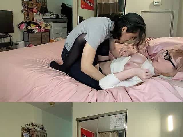 Nerdy TS Mimi Oh Rides Oriental BF