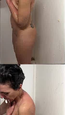 Soapy Hand Job - Amateur Pair - mother I'd like to fuck gives HJ in the shower - lustful pair