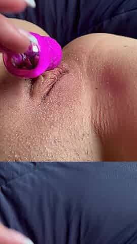 Filling up my taut vagina