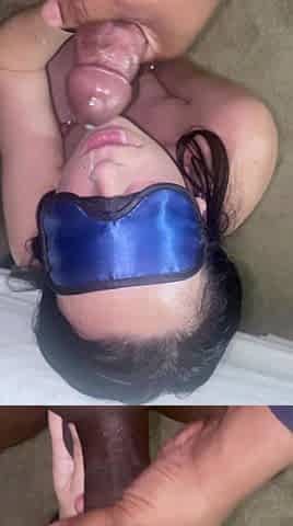 Tit fucked busty brunette blowjob babe sexy pov action