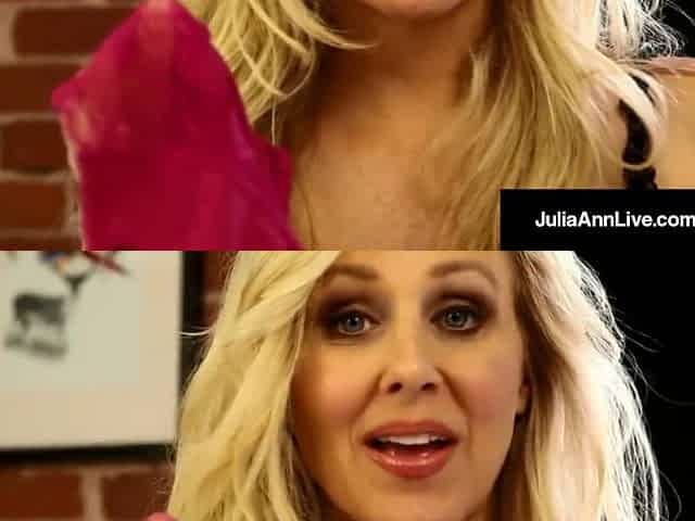 Mega Hawt mother I'd like to fuck Julia Ann Soaks Her Pants in Snatch Juice!