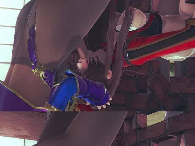 [GENSHIN IMPACT] Futanari Mona screws Amber (CG PORN 60 FPS)