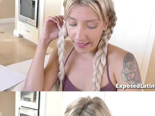 Dirty lalin girl licking booty then sucks penis