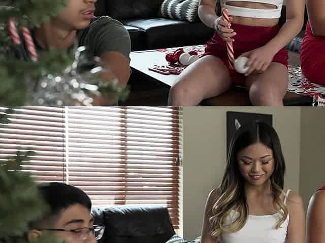Family Swap-My Swap Sister Gives A Handjob To A Candy Cane