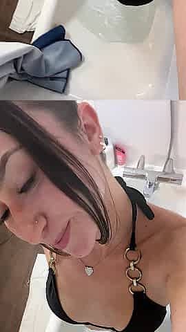 British college hotty in shower