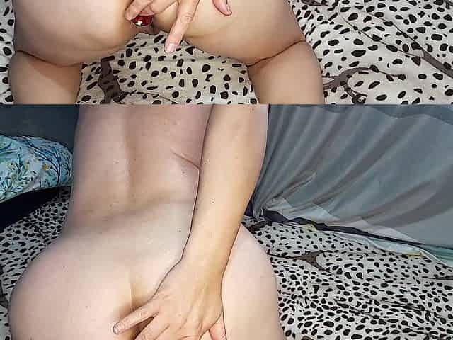 PLUG ANAL + VIBRADOR + FOLLADA