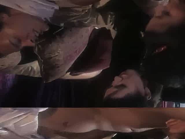 Delicious Goth Threesome With Two Big Boobed Brunettes And A Hung Stud