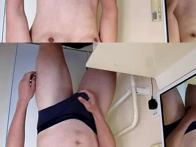 SEXY MAN DISROBES IN WASHROOM AND JERKS OFF THICK SHLONG WITH MASSIVE SPUNK FLOW!