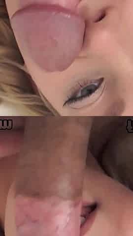 Ally Brooks Teen Curly Blond Blowjob POV