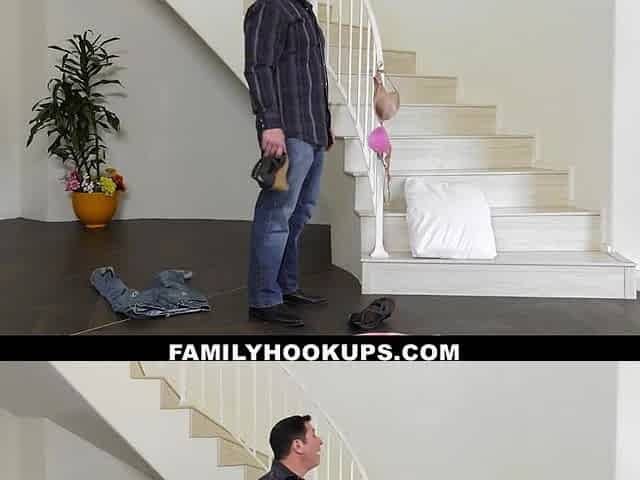 FamilyHookUps - Teen Pussy Plowed By Stepdad