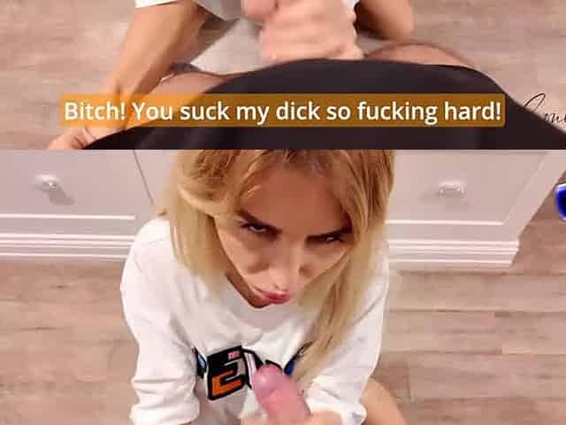 Hot blonde mummy cheats on spouse with dirty bastard for sultry rough sex.