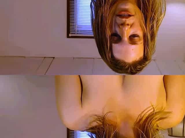 Cute curly brunette solo webcam masturbation