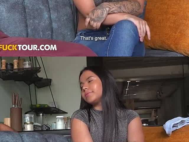 Curvy Amateur Latina Cock Gobbling And Riding With Curvy Latina