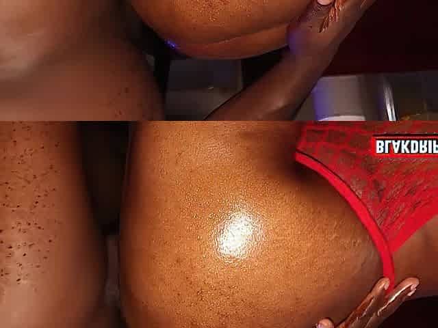 Creamy Black Abuja cutie got banged by their tenant