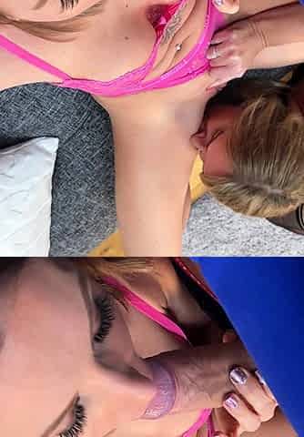 Amateur Blond Give Nice POV Blowjob