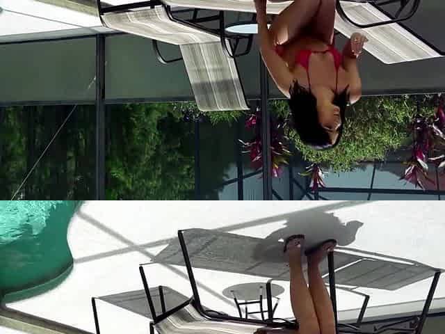 Sexy Seduces Her Pervert Stepson By The Pool Bbc With Helena Price