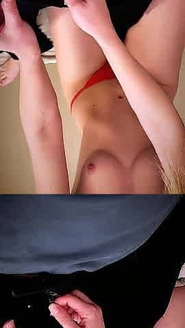 I wanted cum bad so I took it on my tongue and braces POV