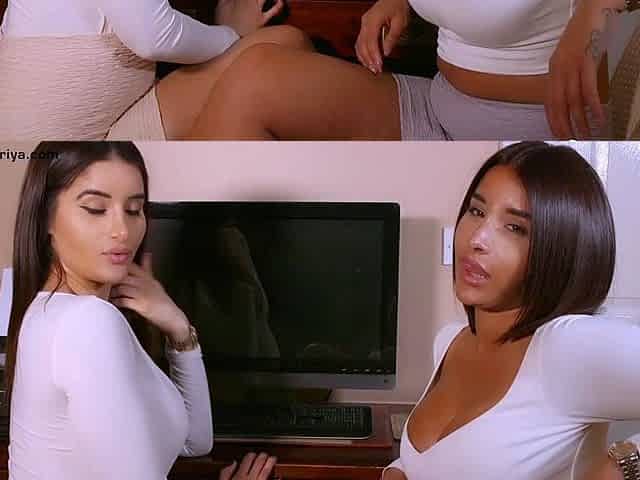 The brunette horny big boob babe get drilled by a hard dick