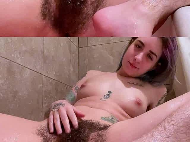 Small tit latina brunette fucks a big cock