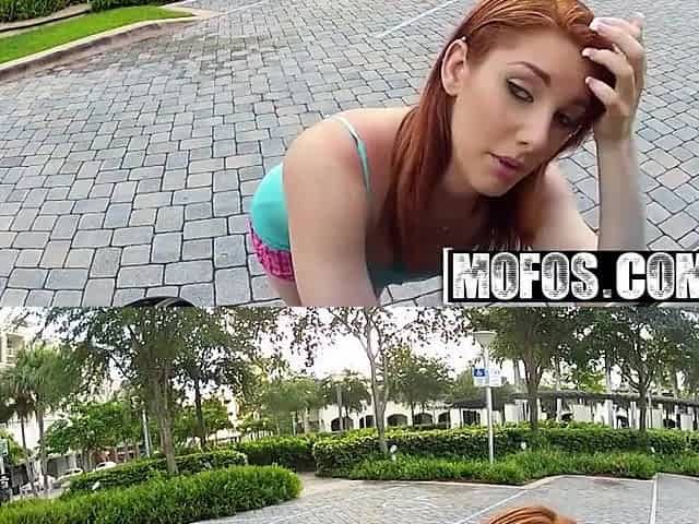 Mofos - Stranded Teens - Rainia Belle - Stranded Redhead Tee