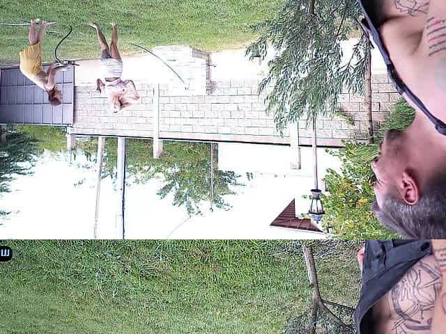 Father's gardener provides extra anal services
