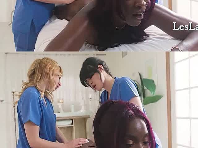 Instructor Ana Guides Small Students Throughout Raunchy Massage