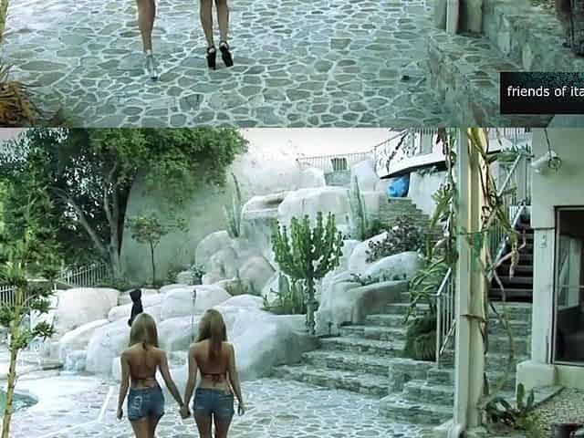 2 nice-looking golden-haired sisters banging a male by the pool