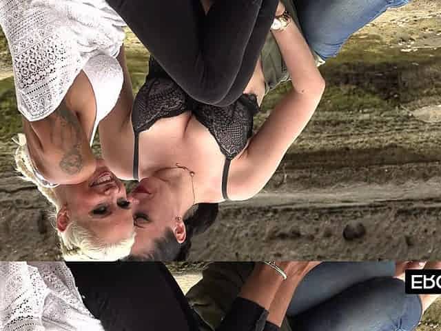 Two Girlfriends Suck Their Vacation Acquaintance's Trunk