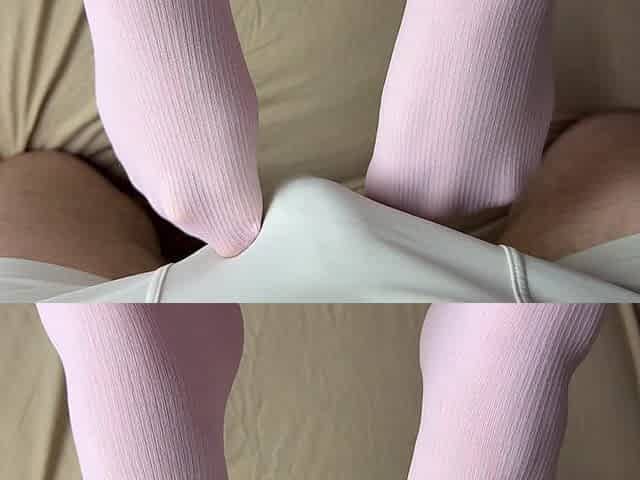 This Is Now Your Favorite Foot Fetish Video with Pink Socks