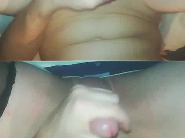 Solo masturbate close up