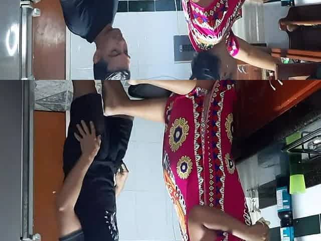 Tasting My Stepmothers Rich Pussy In The Kitchen