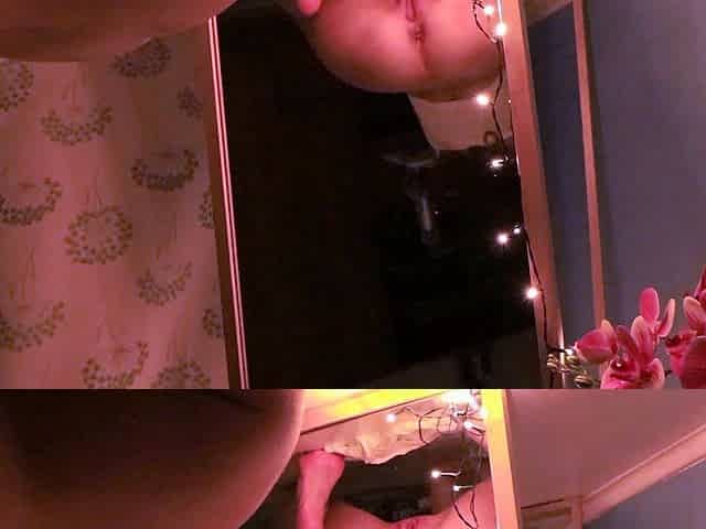 Small titted brunette amateur anal nailed at home