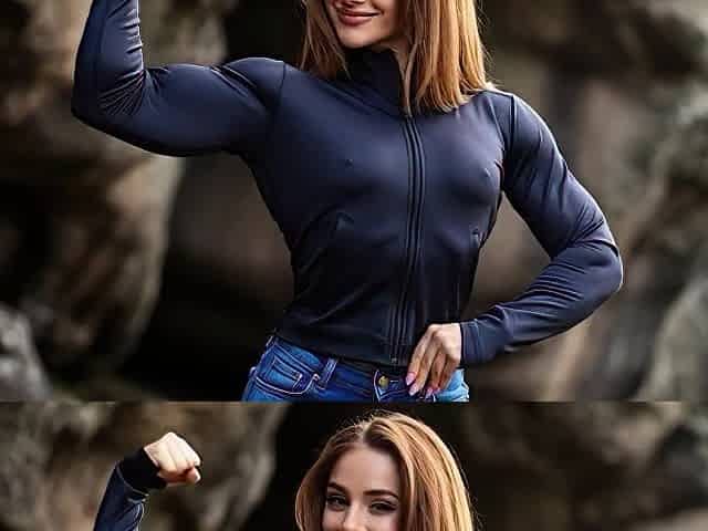 Muscle Growth Fantasies The Hiker Girl Bicep Beauty Fantasy