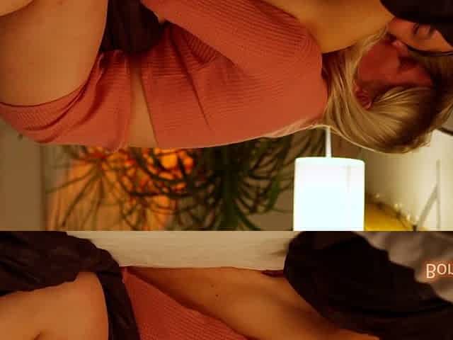 Waking him up with kisses (passionate evening sex)